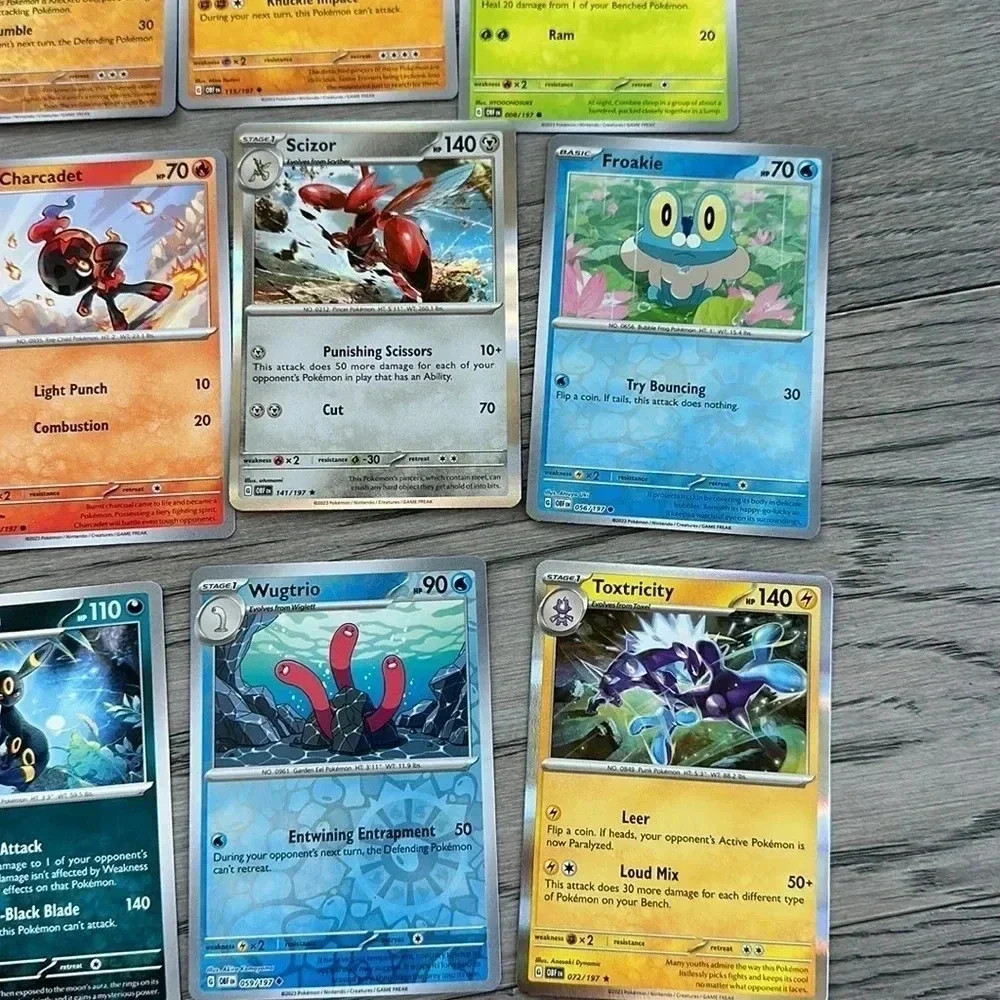 Pokemon cards-27 pieces from Series Obsidian Flame all in excellent condition